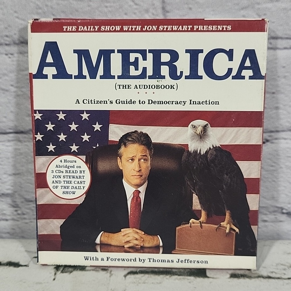 The Daily Show with Jon Stewart Presents America (The Audiobook) [3-CD 2004]